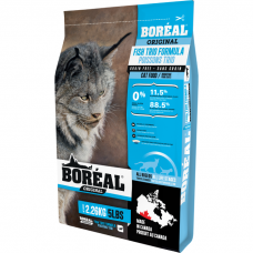 Сухой корм для кошек всех возрастов BOREAL ORIGINAL беззерновой с 3 видами рыбы 36/16