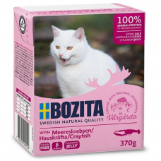Влажный корм для кошек всех возрастов BOZITA CRAYFISH беззерновой с лангустом в желе 370г