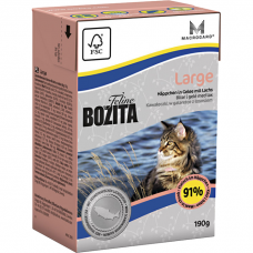 Консервы для кошек крупных пород BOZITA FUNKTION кусочки лосося в желе 190 г
