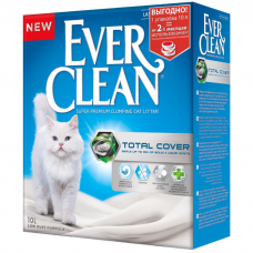 Наполнитель для туалета кошек EVER CLEAN TOTAL COVER без ароматизатора с высоким уровнем покрытия 10кг