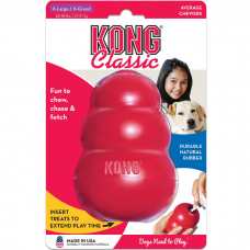 KONG CLASSIC XL игрушка из натуральной резины для собак очень большая 13*8см
