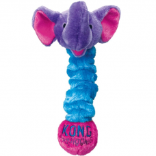 Игрушка для собак KONG SQUIGGLES S Слон с пищалками маленький 9х3 см