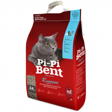 Наполнитель для туалета кошек PI-PI BENT КЛАССИК бентонитовый комкующийся 10 кг