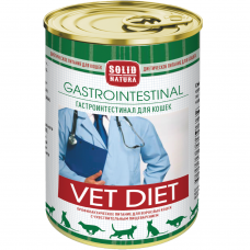 Лечебные консервы для кошек SOLID NATURA VET GASTROINTESTINAL при проблемах с пищеварением 340 г