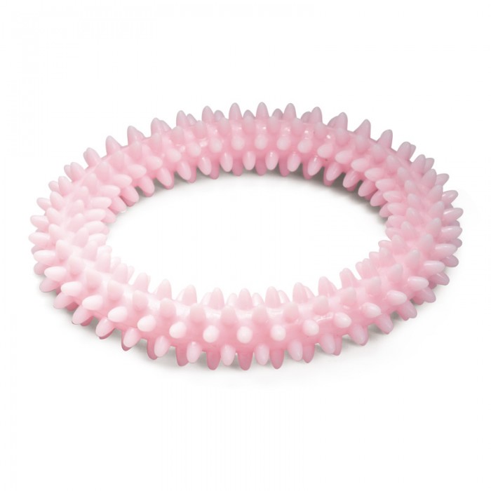 Игрушка для щенков TRIOL PUPPY Кольцо из термопластичной резины 105мм розовое