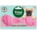 Игрушка для щенков TRIOL PUPPY Кость узловая из термопластичной резины 135мм розовая